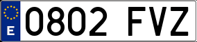 Truck License Plate